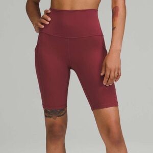 NWOT - Lululemon high rise align shorts with pockets - women’s 18 - 8” inseam